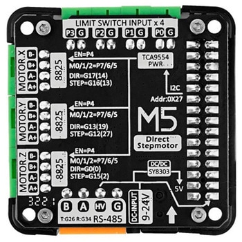 M5Stack用ステッピングモータードライバモジュール M5Stack