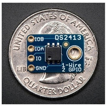 DS2413 1-Wire接続のGPIOコントローラ Adafruit