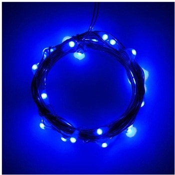 電源付LEDテープ FairyLights 青色 2.5m SPARKFUN