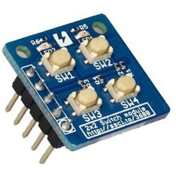 Conta 2x2タクトスイッチモジュール スイッチサイエンス