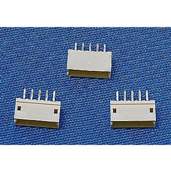 プリント基板用コネクターベース付ピン/トップ型5極 JST(日本圧着端子製造)