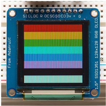1.5インチ 16ビット色のOLEDディスプレイ Adafruit