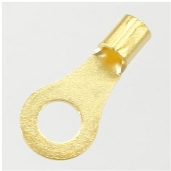 丸端子R5.5-6 24金メッキ アズワン