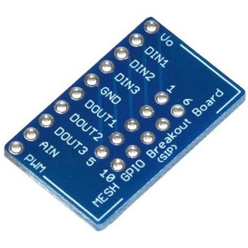 MESH GPIOブロック用ピッチ変換用基板1列 基板のみ スイッチサイエンス