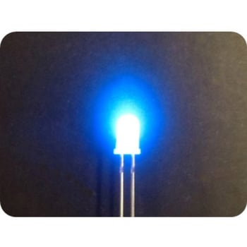 高輝度LED 青色、5mm、6個入り EK JAPAN
