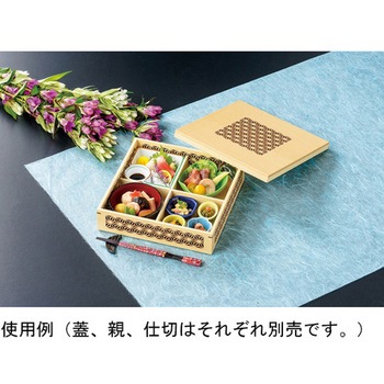木 8.5寸 角麻柄ナスカ玉手箱 蓋 福井クラフト