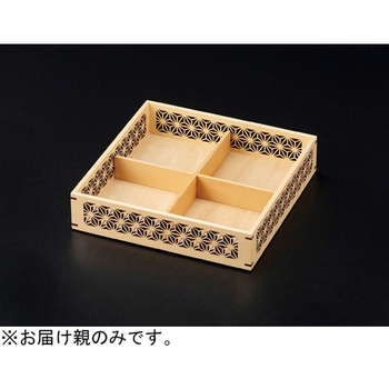 木 8.5寸 角麻柄ナスカ玉手箱 親 福井クラフト