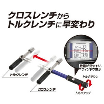 クロストルクレンチ 5pcセット 大橋産業(BAL)