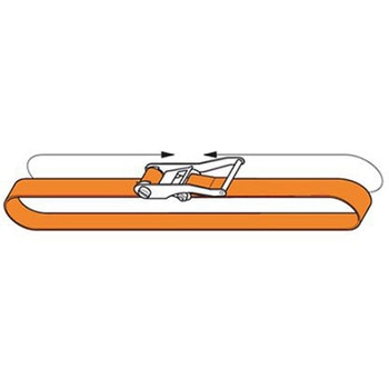 50mmx10m/1650kg ベルト荷締機 エンドレス型 - エスコ