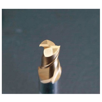 6.2x65mm エンドミル TiN coat・Co-HSS/2枚刃 エスコ