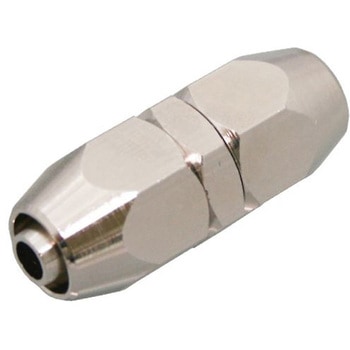 ナット式ウレタンホースジョイント Φ6.5×Φ10mm×2方 - アズワン