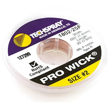 Solder Wick #2 25ft. - TechSpray - SPARKFUN