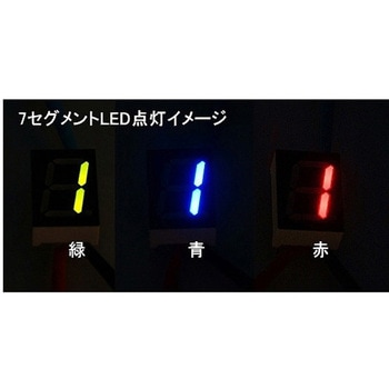 7セグメントLED 1桁・赤・カソード LINKMAN
