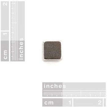 Magnet Square - 0.125inch SPARKFUN