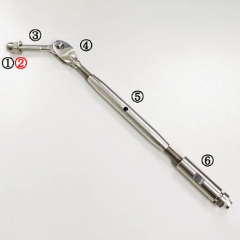 M24 平ワッシャー ステンレス製/4枚 エスコ