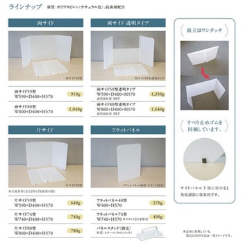 モバイルウォール 推奨用途：飲食店向け、その他カウンター用 適合：飲食店カウンターテーブル用、受付などのカウンター 岐阜プラスチック工業(RISU/リス)