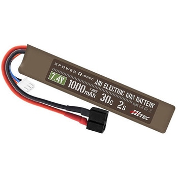 Li-Po 7.4V 1000mAh 30C 2S T型 ハイテック