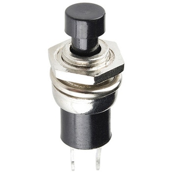 Momentary Button - Panel Mount Black SPARKFUN
