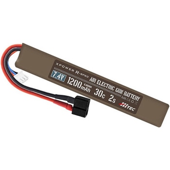 Li-Po 7.4V 1200mAh 30C 2S T型 - ハイテック