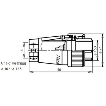 NRプラグ シェルΦ20・10極 - 七星科学研究所