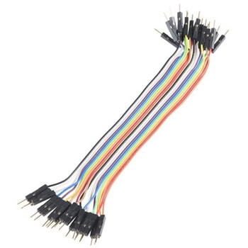 Jumper Wires - Connected 6inch M/M、 20 pack SPARKFUN