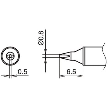 IHはんだごて用こて先 T31シリーズ 白光