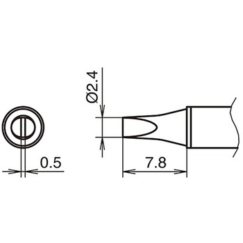 IHはんだごて用こて先 T31シリーズ 白光