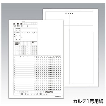 カルテ用紙 500枚入 KPシリーズ 日本ホップス