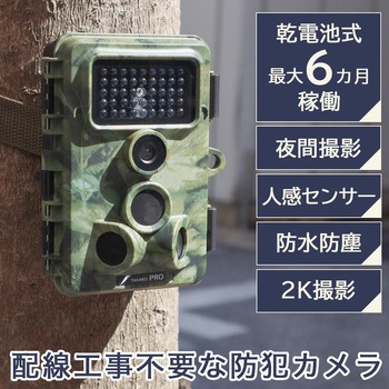 置くだけ簡単「トレイル防犯カメラ」 サンコー(電子機器)