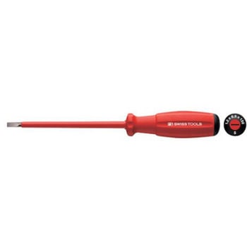 スイスGrip・マイナスドライバー絶縁 PB SWISS TOOLS(ピービースイスツールズ)