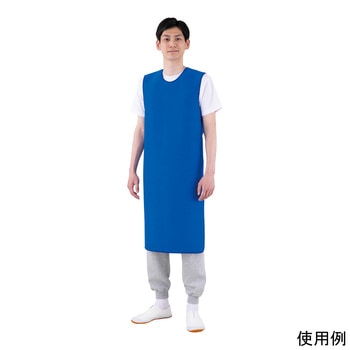 防水やわらか入浴エプロン フリー ナビス(アズワン)