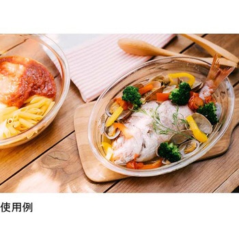 耐熱ガラス製オーバル皿1100 12個入 HARIO