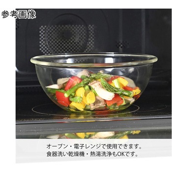 耐熱ガラス製浅型ボウル2500 12個入 HARIO