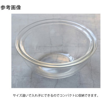耐熱ガラス製浅型ボウル2500 12個入 HARIO