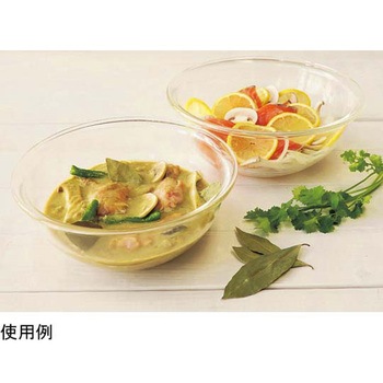 耐熱ガラス製浅型ボウル2500 12個入 HARIO