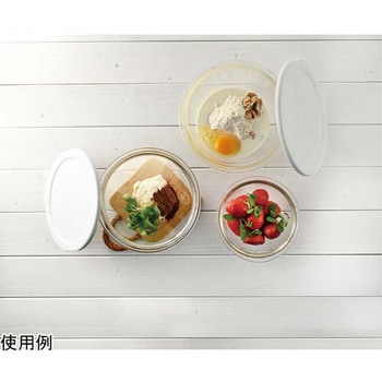 レンジフタ付き耐熱ガラス製ボウル 3個×4セット入 HARIO