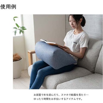 冷感寄りかかりクッション 約55×35×25cm アズワン
