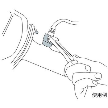 22mm 7/8" O2センサー用リングスパナ エスコ
