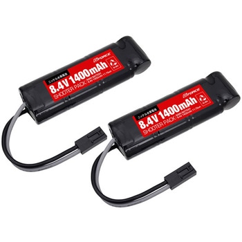 Shooter Pack NiMH 8.4V 1400mAh 2本入 GFORCE