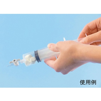 2方コック付注射筒 実験用 5mL アズワン