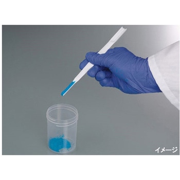 PSディスポツインスパチュラ非滅菌タイプ 目安採取量スコップ部大：1.0mL 20個入 アズワン