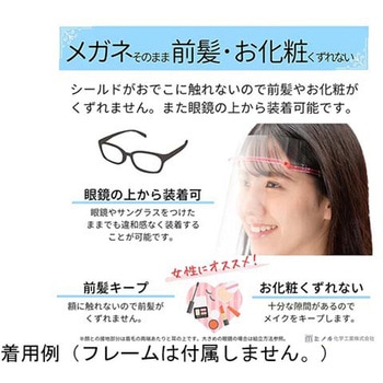 HMフェイスシールド 替シールド 10枚×10セット ミノル化学工業