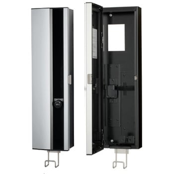 充電コネクター収納キャビネット Pit-1G 壁掛タイプ(コンセントなし) 日東工業