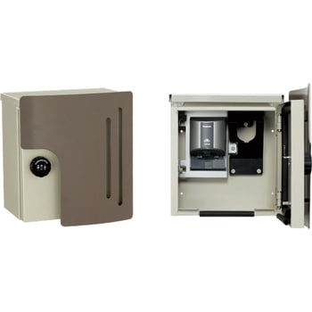 充電コネクター収納キャビネット Pit-C2 コンセント付 日東工業