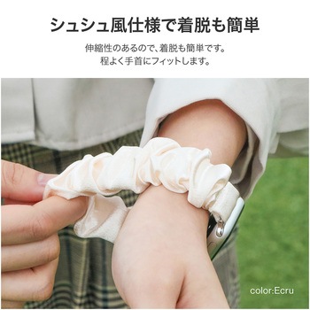 Apple Watch 38/40/41mm バンド 「CORVIN」 シュシュバンド LEPLUS NEXT