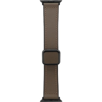 Apple Watch 42/44/45/49mm バンド 「CORVIN」 裏面ラバーマグネットレザーバンド LEPLUS NEXT