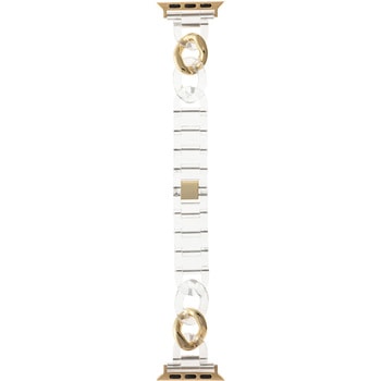 Apple Watch 38/40/41mm バンド 「CORVIN」 クリアチェーンバンド LEPLUS NEXT