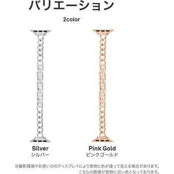 Apple Watch 38/40/41mm バンド 「CORVIN」 スリムチェーンメタルバンド LEPLUS NEXT