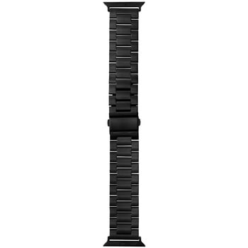 Apple Watch 42/44/45/49mm バンド 「CORVIN」 ベーシックメタルバンド 長さ調整 LEPLUS NEXT