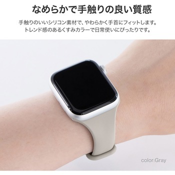 Apple Watch 38/40/41mm バンド 「CORVIN」 スリムシリコンバンド LEPLUS NEXT